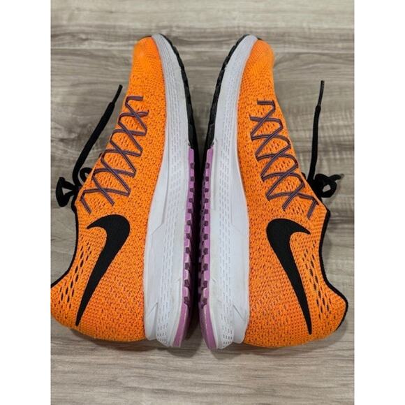 Nike Women's Air Zoom Pegasus 32 Orange & Black Size 8.5 - Picture 6 of 13